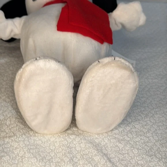 Peanuts Snoopy Holiday dancing Plush musical Red Scarf and Santa Hat - Picture 6 of 7